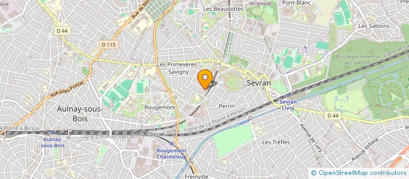 localisation de l'entreprise LCP à SEVRAN