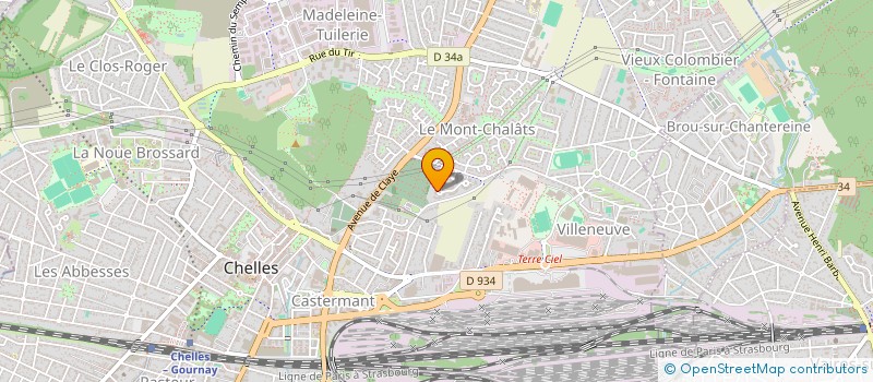 localisation de l'entreprise LCP BTP  CHELLES