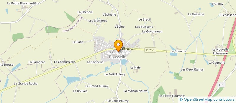 localisation de l'entreprise LCP CHEMILLE à CHEMILLE-EN-ANJOU