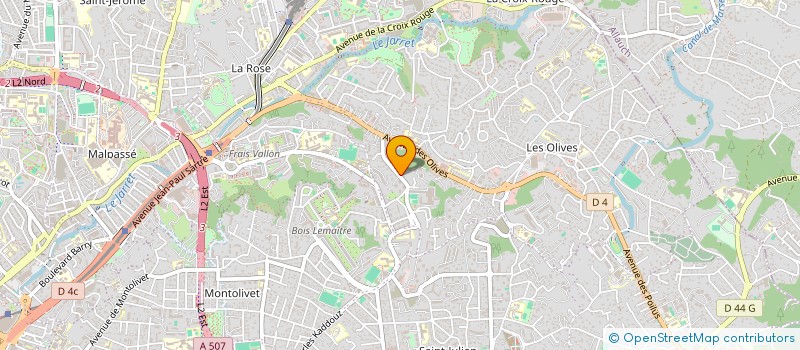 localisation de l'entreprise LCP FERMETURE à MARSEILLE
