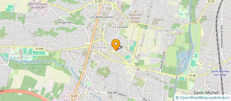 localisation de l'entreprise LCP GROUPE  MONTLHERY