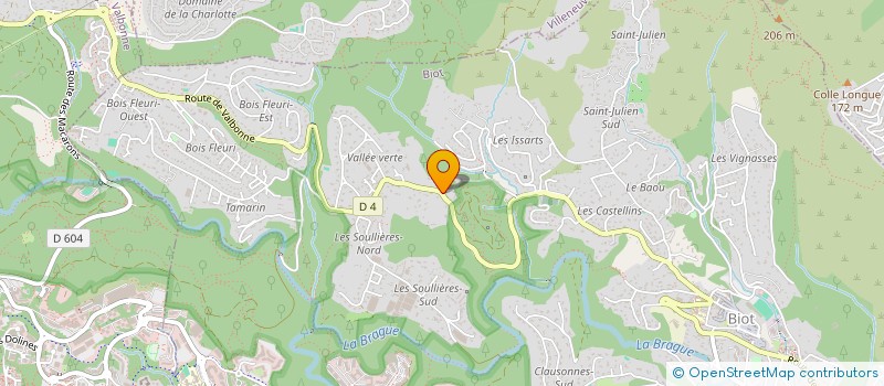 localisation de l'entreprise LCP IMMO  BIOT