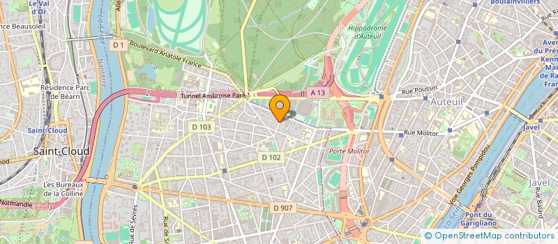 localisation de l'entreprise LCP - LES CHALETS DE LA PLAGNE à BOULOGNE-BILLANCOURT