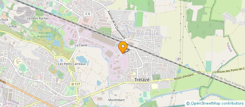 localisation de l'entreprise LCP NETTOYAGE à TRELAZE