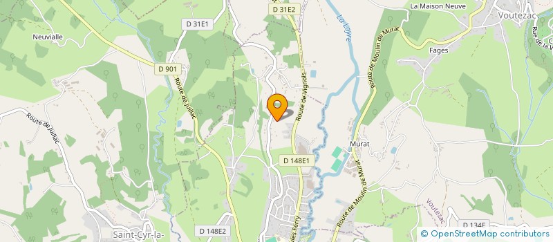 localisation de l'entreprise LCP PATRIMOINE  OBJAT