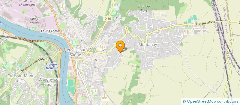 localisation de l'entreprise LCP PROMOTION  MONTANAY