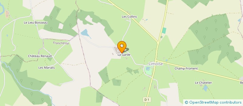 localisation de l'entreprise LCP2A  LIMOISE