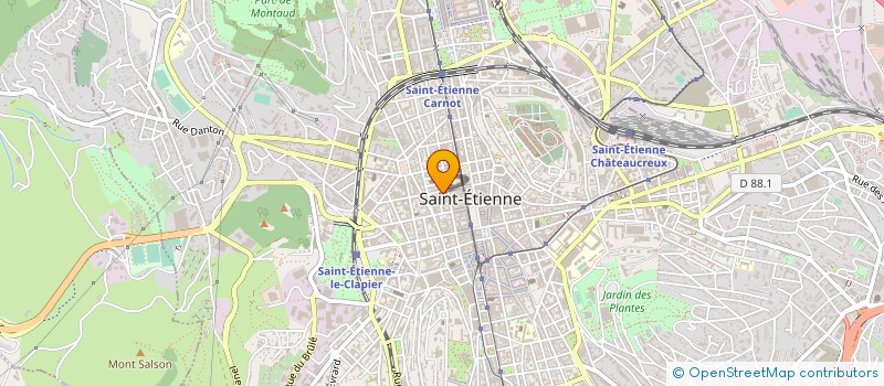 localisation de l'entreprise LCPA à SAINT-ETIENNE