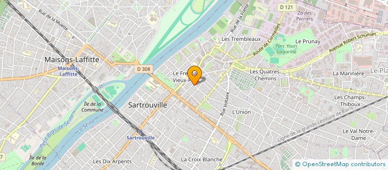 localisation de l'entreprise LCPC & CO à SARTROUVILLE