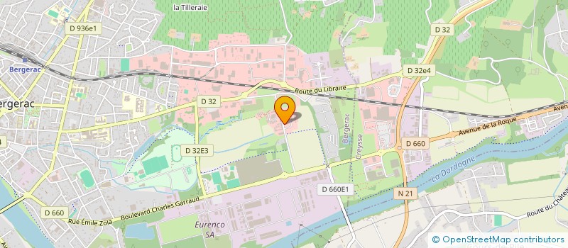 localisation de l'entreprise LCPG à BERGERAC