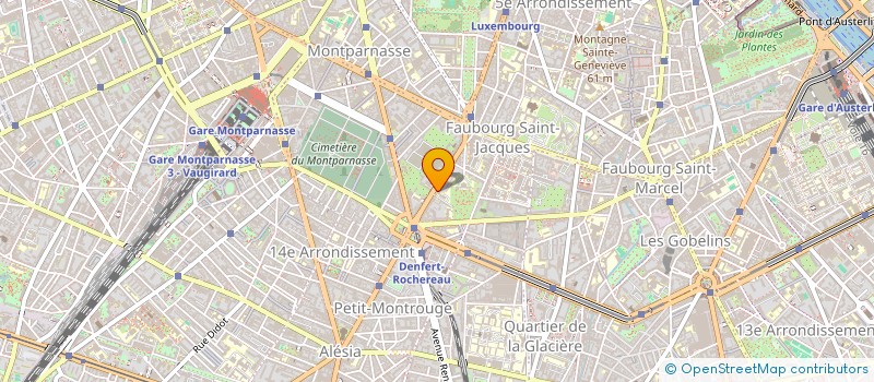 localisation de l'entreprise LCPG CINQ DIAMANTS  PARIS