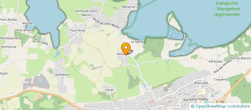 localisation de l'entreprise LCPH  SARZEAU