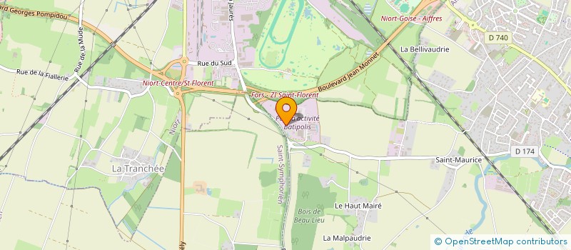 localisation de l'entreprise LCPL  AIFFRES