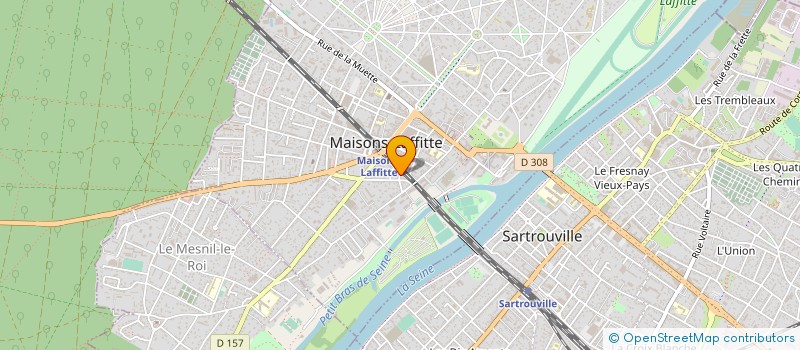 localisation de l'entreprise LCPO FINANCE à MAISONS-LAFFITTE