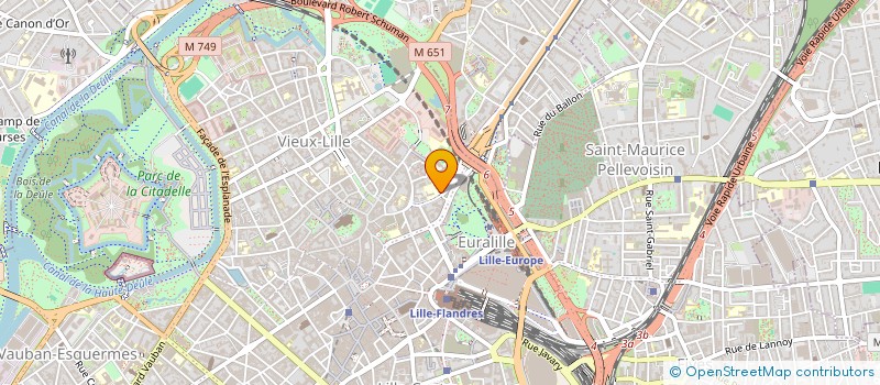 localisation de l'entreprise LCPS IMMOBILIERS à LILLE