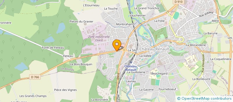 localisation de l'entreprise LCPV à CHATEAU-RENAULT