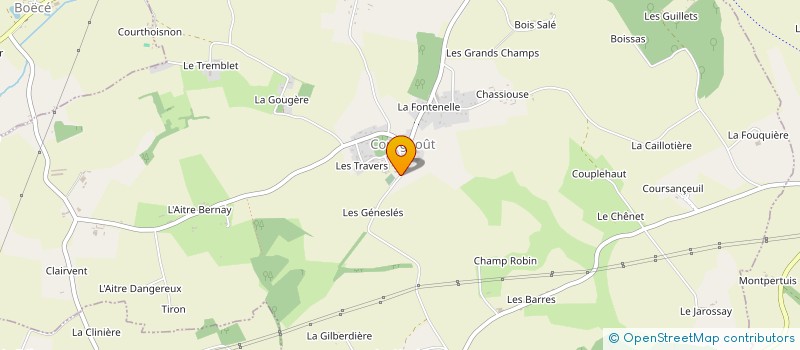 localisation de l'entreprise LCQ à COURGEOUT