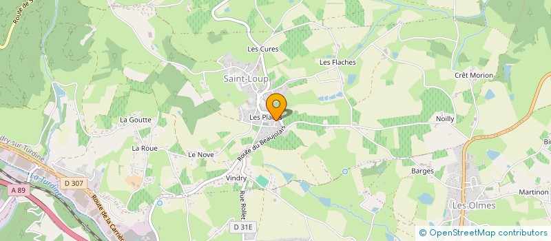 localisation de l'entreprise LCQ DVG  VINDRY-SUR-TURDINE