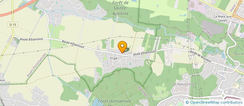 localisation de l'entreprise  LCR 22   JOUARS-PONTCHARTRAIN