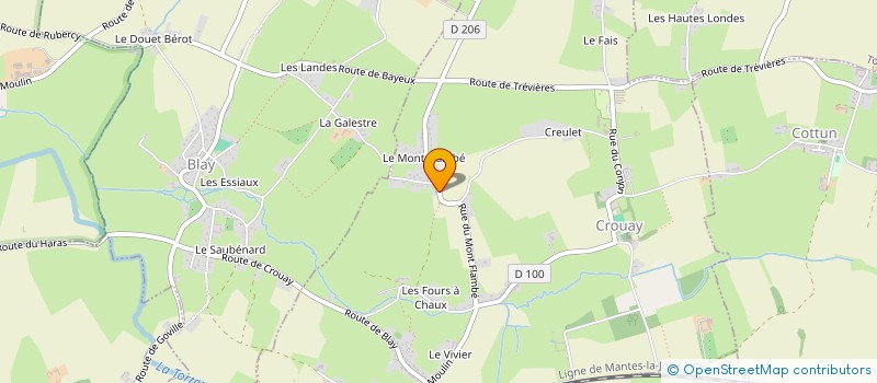 localisation de l'entreprise LCR  CROUAY