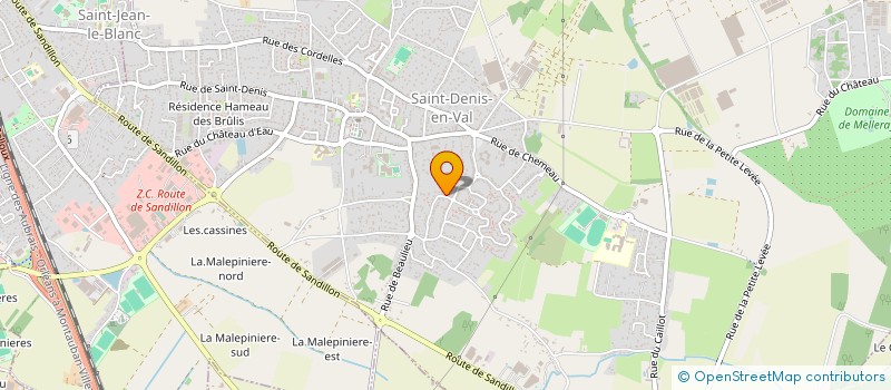 localisation de l'entreprise LCR CONSEILS à SAINT-DENIS-EN-VAL