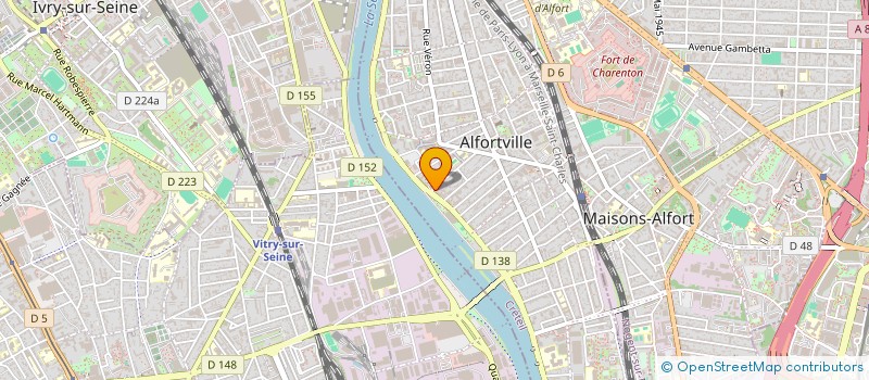 localisation de l'entreprise LCR COURTAGE à ALFORTVILLE