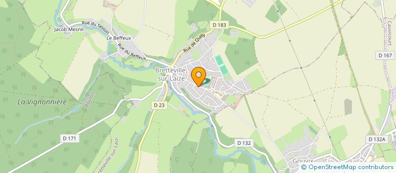 localisation de l'entreprise LCR INVEST à BRETTEVILLE-SUR-LAIZE