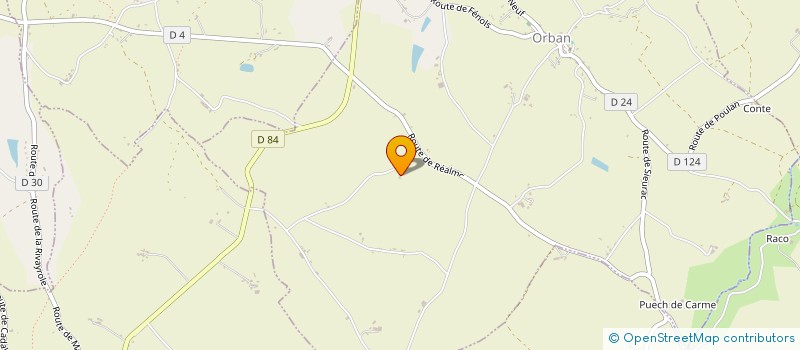 localisation de l'entreprise LCR LES COMMERCANTS REUNIS  ORBAN