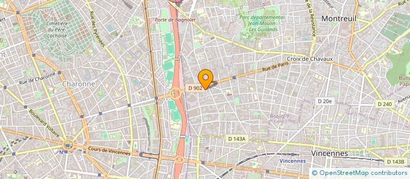 localisation de l'entreprise LCR LIGUE COMMUNISTE REVOLUTIONNAIRE à MONTREUIL