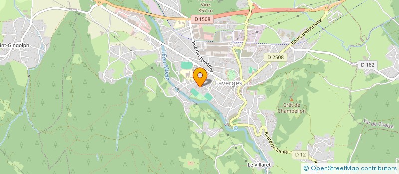 localisation de l'entreprise LCR MENUISERIE DESIGN  FAVERGES-SEYTHENEX