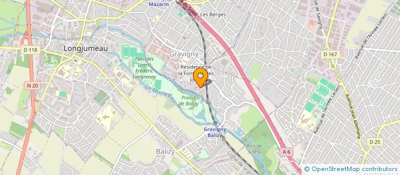 localisation de l'entreprise LCR PASCOA  CHILLY-MAZARIN