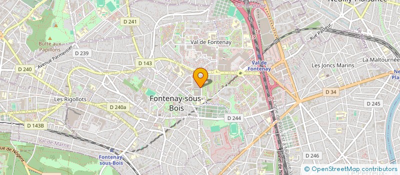 localisation de l'entreprise LCR RENOV  FONTENAY-SOUS-BOIS