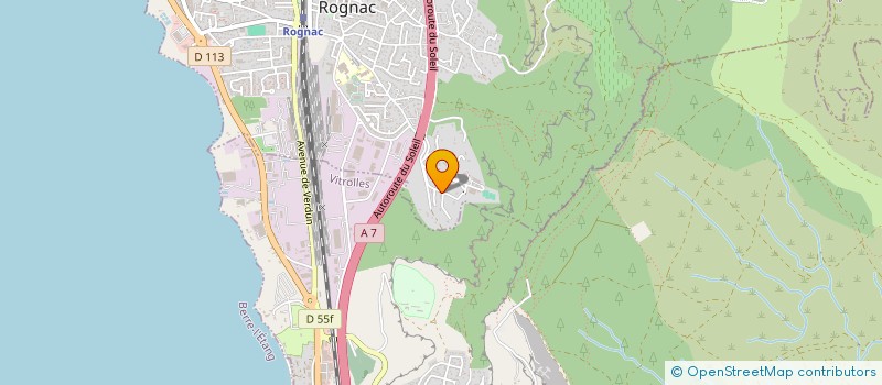 localisation de l'entreprise LCRE  ROGNAC