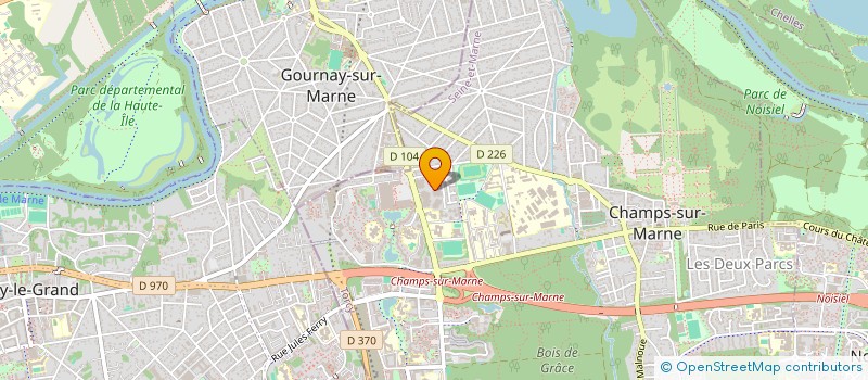 localisation de l'entreprise LCRH  CHAMPS-SUR-MARNE