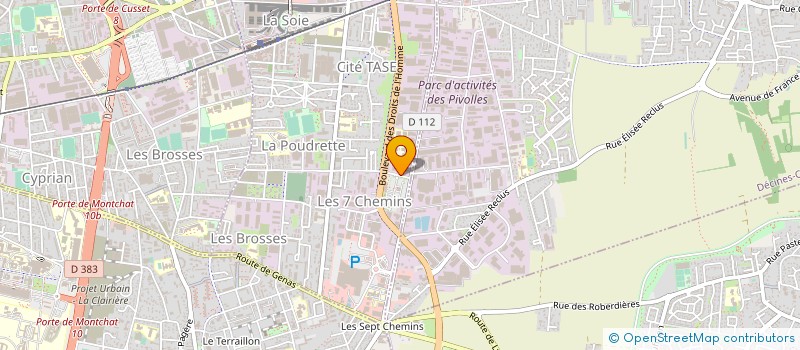 localisation de l'entreprise LCS à VAULX-EN-VELIN