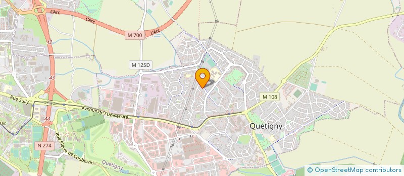 localisation de l'entreprise LCS à QUETIGNY