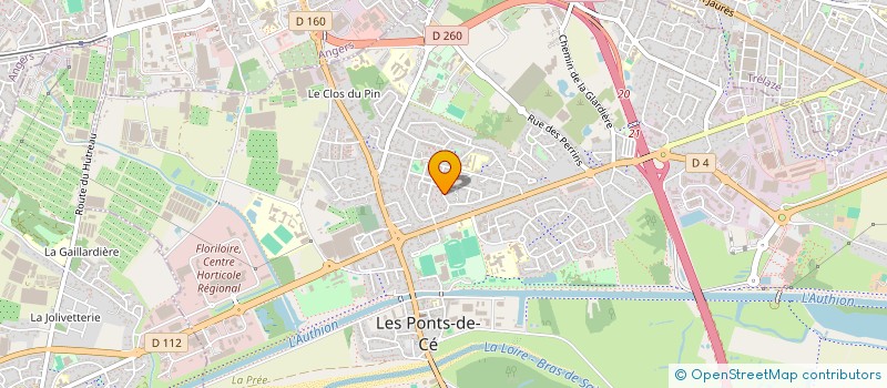 localisation de l'entreprise LCS  LOIRE-AUTHION