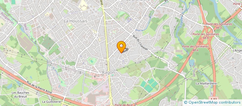 localisation de l'entreprise LCS  REZE