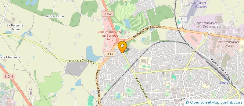 localisation de l'entreprise LCS ACROPOLE à CHOLET