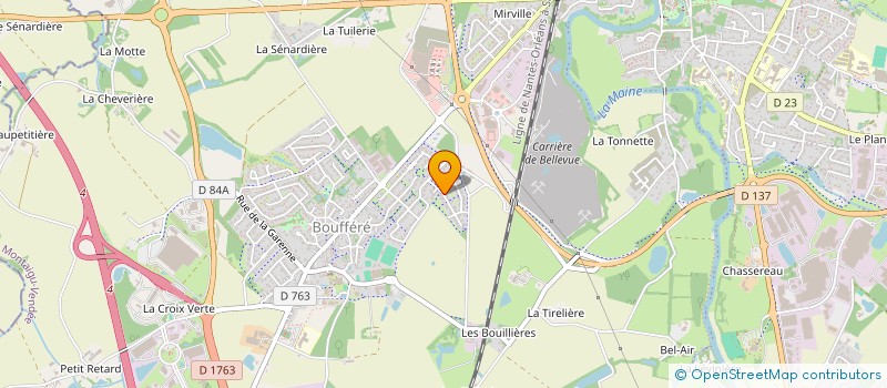 localisation de l'entreprise LCS AGENCEMENT à MONTAIGU-VENDEE