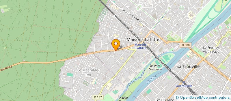 localisation de l'entreprise LCS COMMUNICATION à MAISONS-LAFFITTE