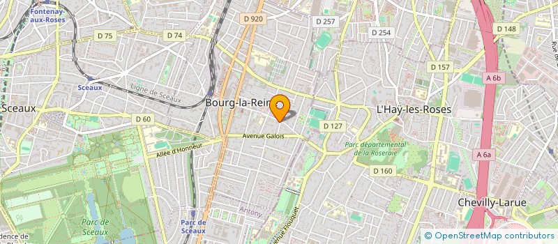 localisation de l'entreprise LCS CONSEILS à BOURG-LA-REINE