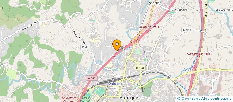 localisation de l'entreprise LCS IMMO  AUBAGNE