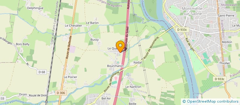 localisation de l'entreprise LCS IMMO RENEIMOISE  SAINT-GEORGES-DE-RENEINS