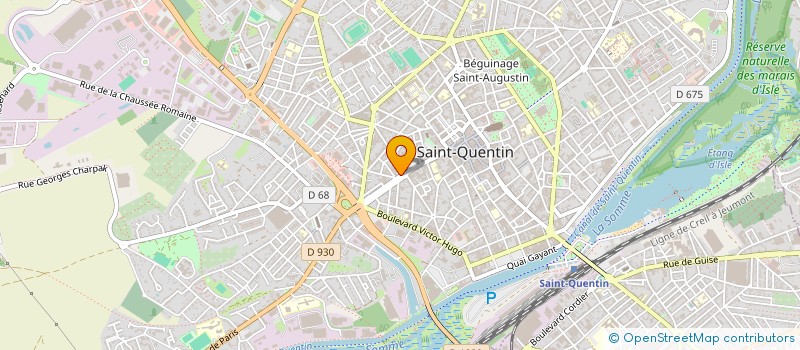 localisation de l'entreprise LCS LOISIRS à SAINT-QUENTIN