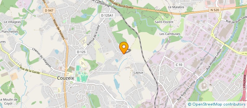 localisation de l'entreprise LCS TEXO à COUZEIX