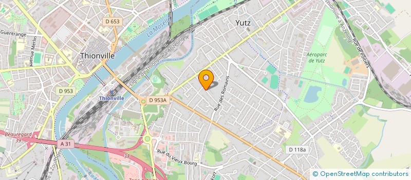 localisation de l'entreprise LCSA  YUTZ