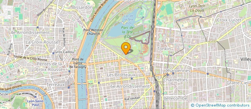 localisation de l'entreprise LCSA IMMO  LYON