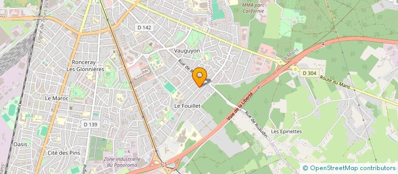 localisation de l'entreprise LCSC  LE MANS