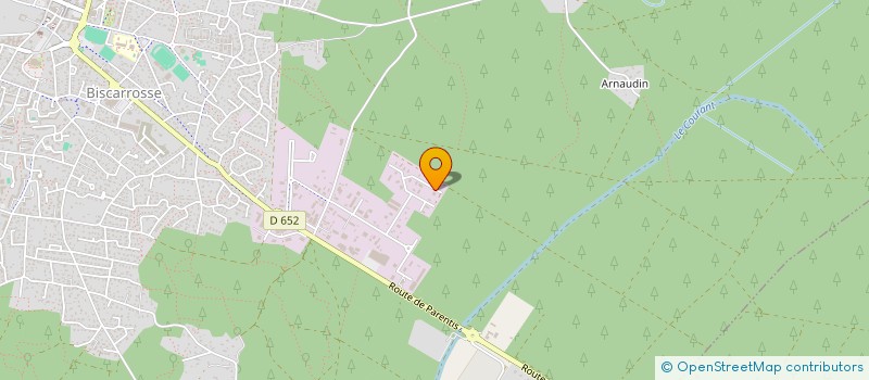 localisation de l'entreprise LCST  BISCARROSSE